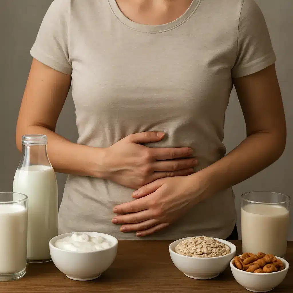 Wzdęcia po nabiale a zamienniki mleka krowiego