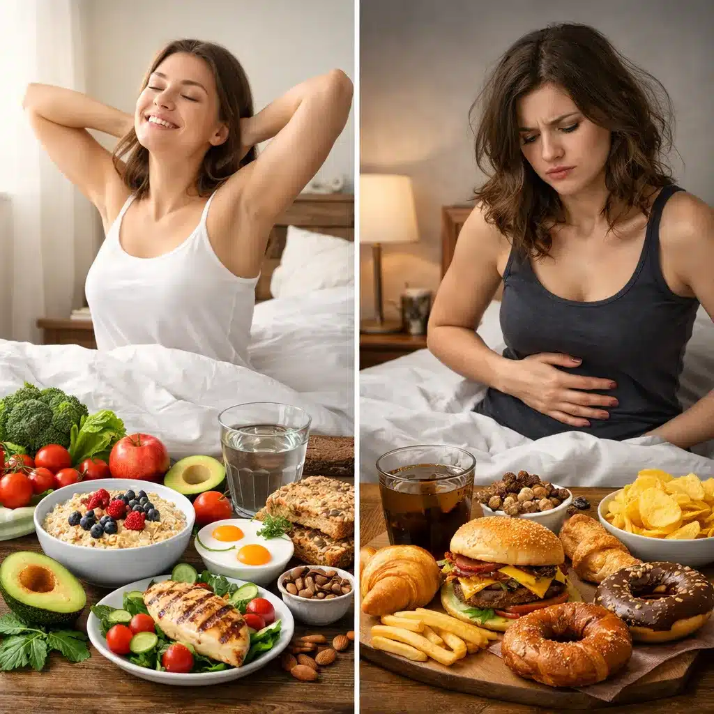 Jak dieta wpływa na poranne uczucie głodu?
