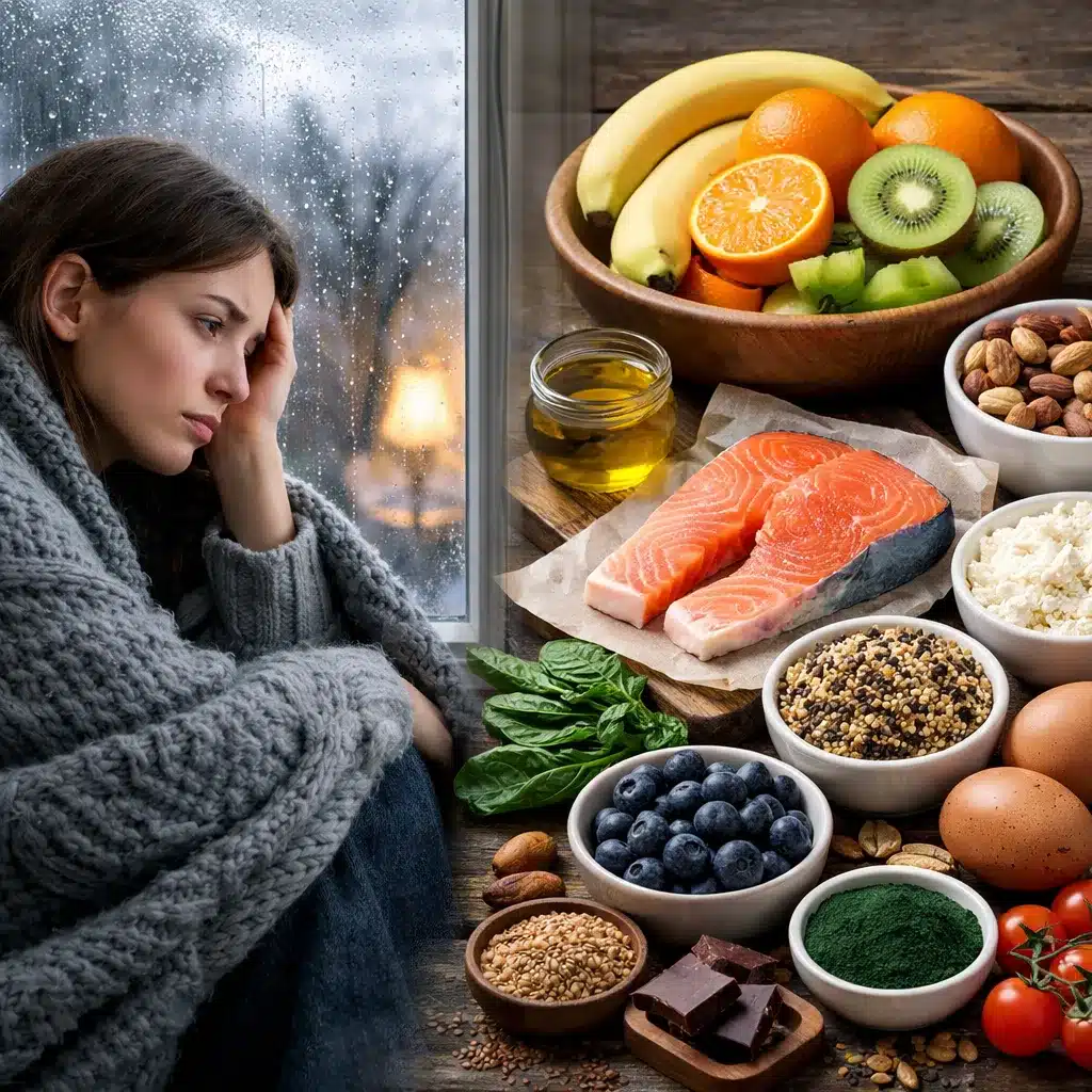 Depresja sezonowa a produkty wspierające serotoninę