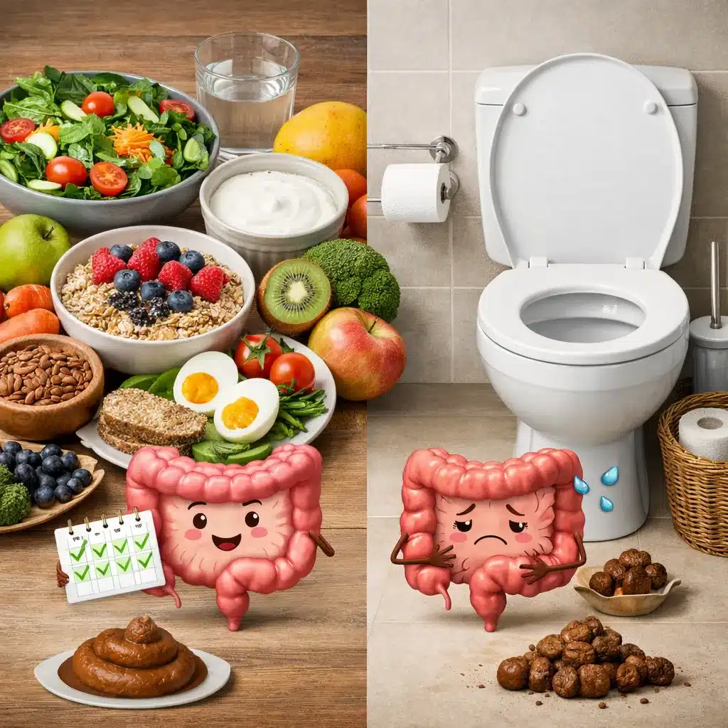 Jak dieta wpływa na rytm wypróżnień?