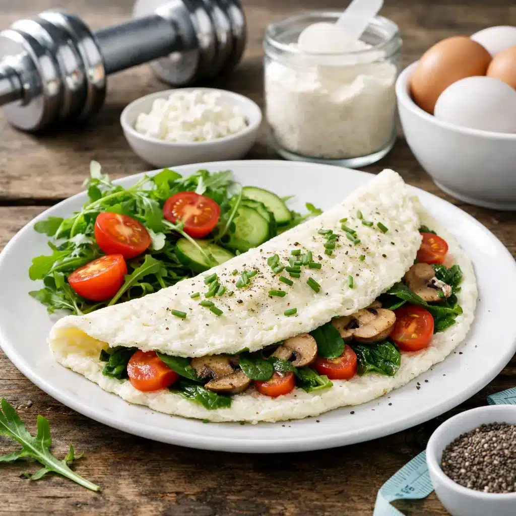 Omlet białkowy na odchudzanie