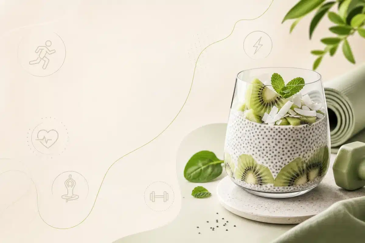 Deser z chia fit