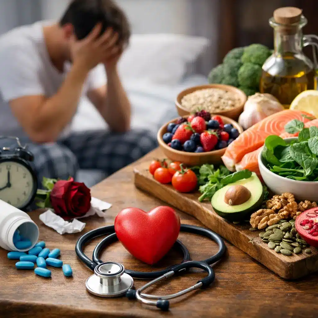 Zaburzenia erekcji stresowe a dieta poprawiająca krążenie