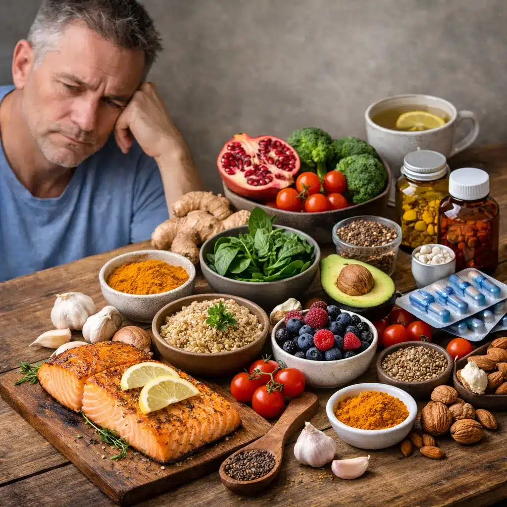 Zespół andropauzy a dieta przeciwzapalna