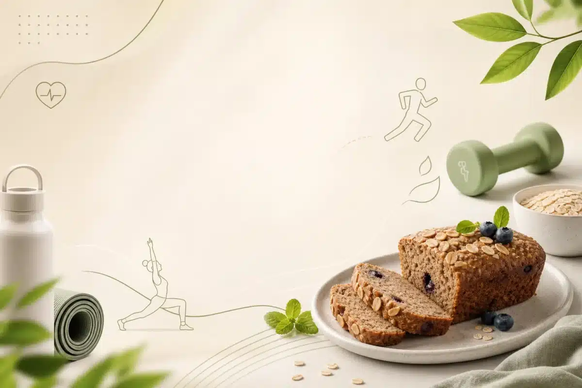 Fit ciasto z mąki pełnoziarnistej