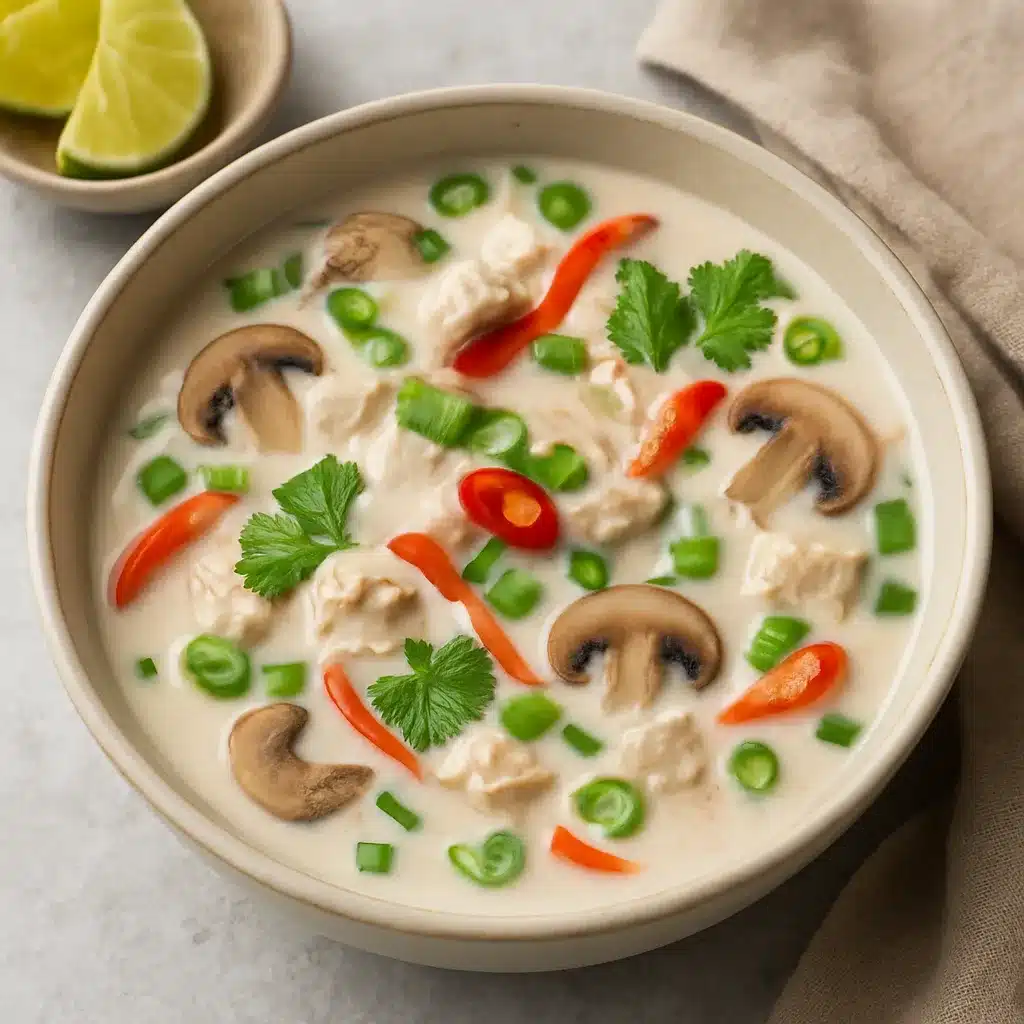 Zupa tajska z mlekiem kokosowym light – kuchnia tajska