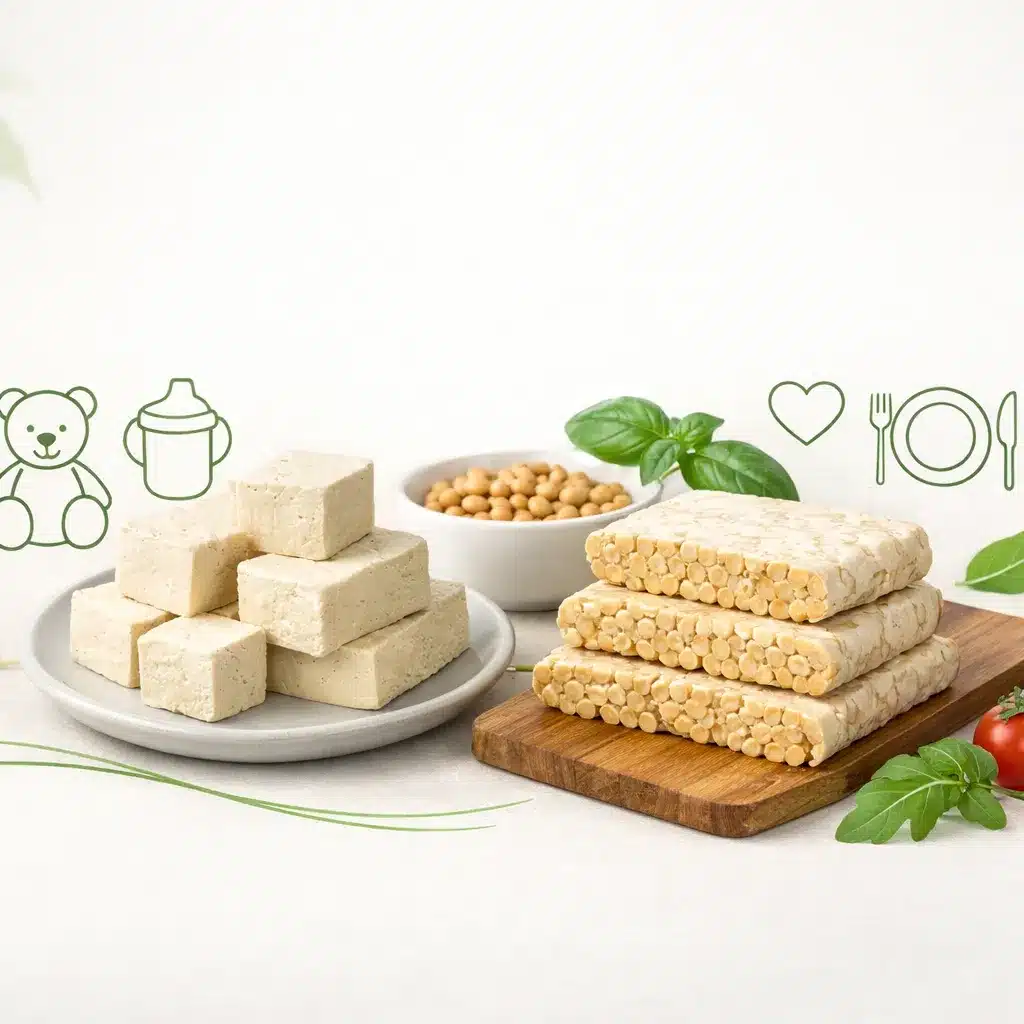 Czy dzieci mogą jeść tofu i tempeh
