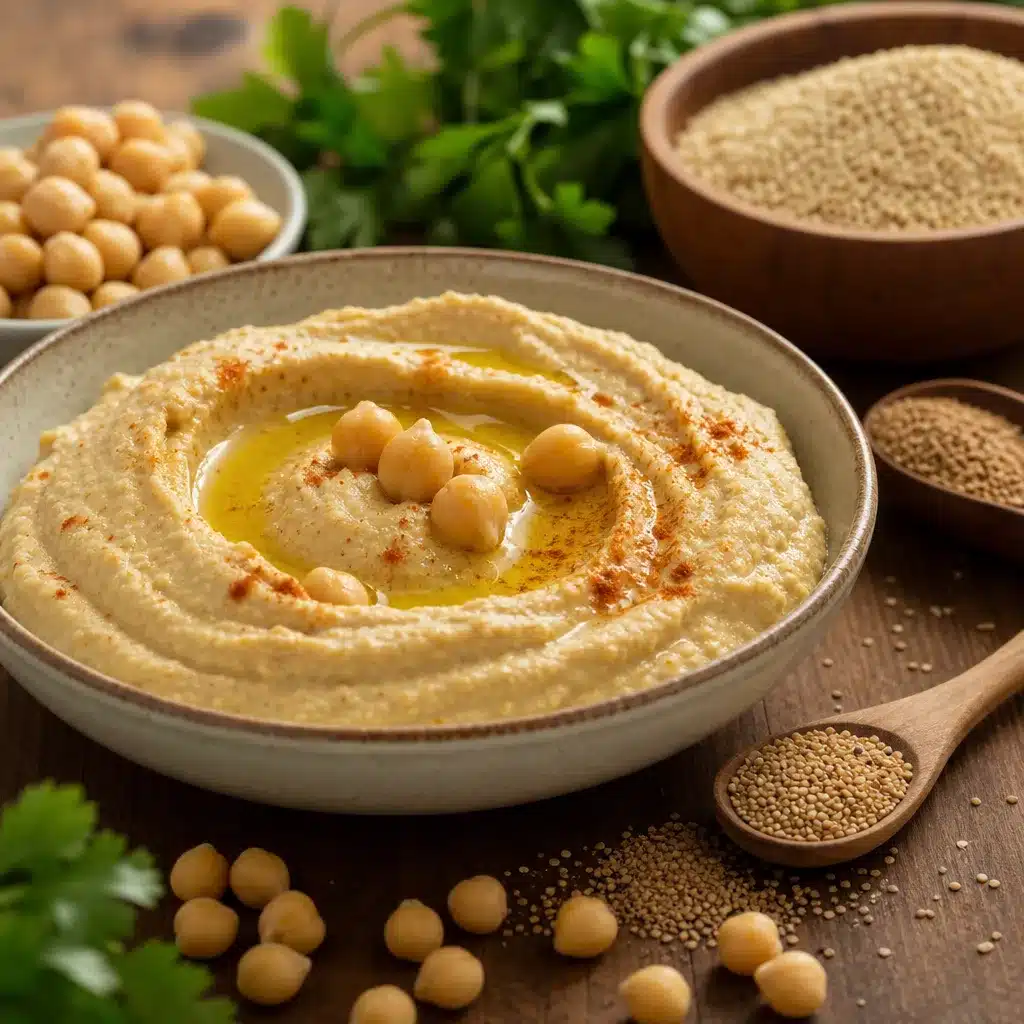 Humus – białko i błonnik