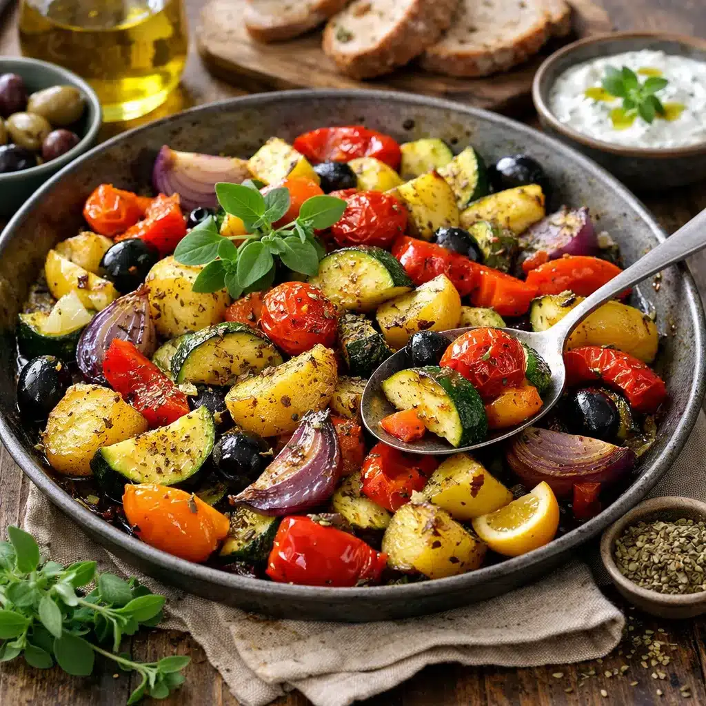 Pieczone warzywa z oregano – kuchnia śródziemnomorska