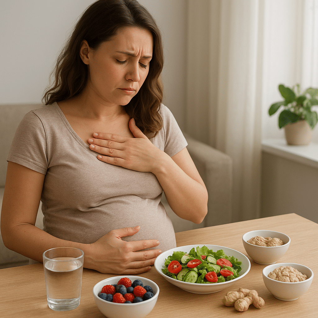 Zgaga ciążowa a małe i częste posiłki