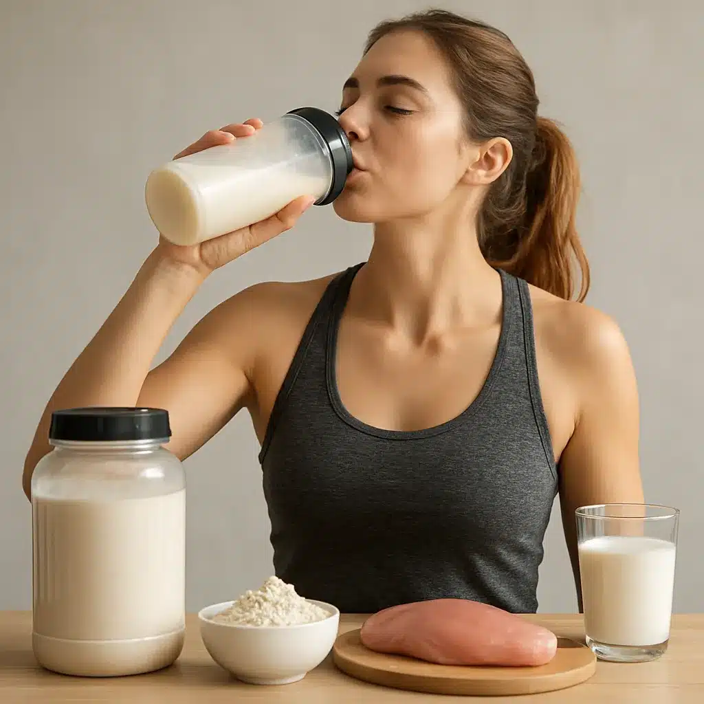 Co daje picie białka