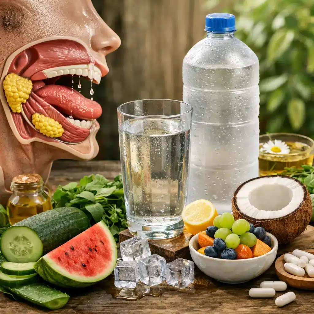 Zaburzenia ślinienia a odpowiednie nawodnienie