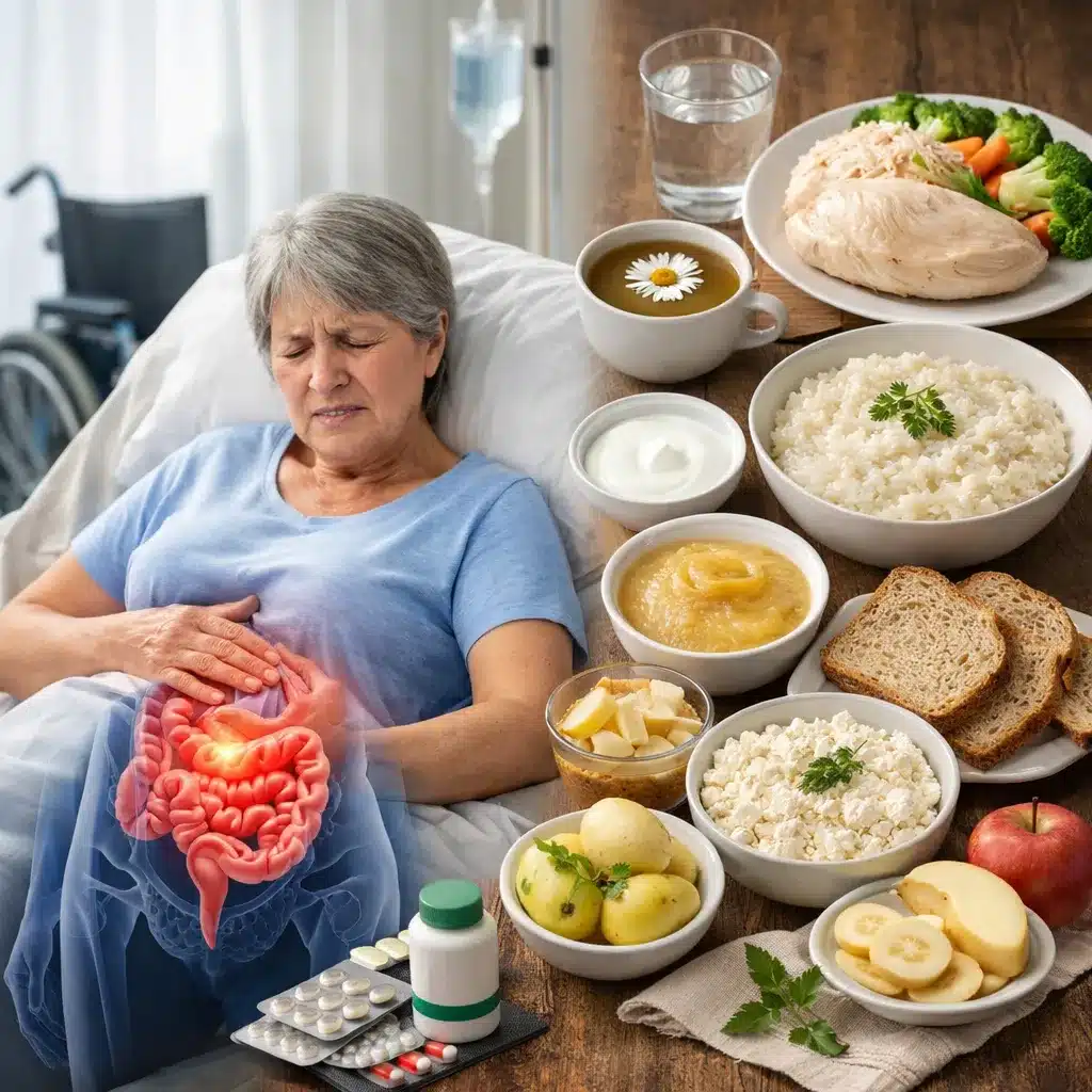 Problemy trawienne u osób unieruchomionych a dieta lekkostrawna