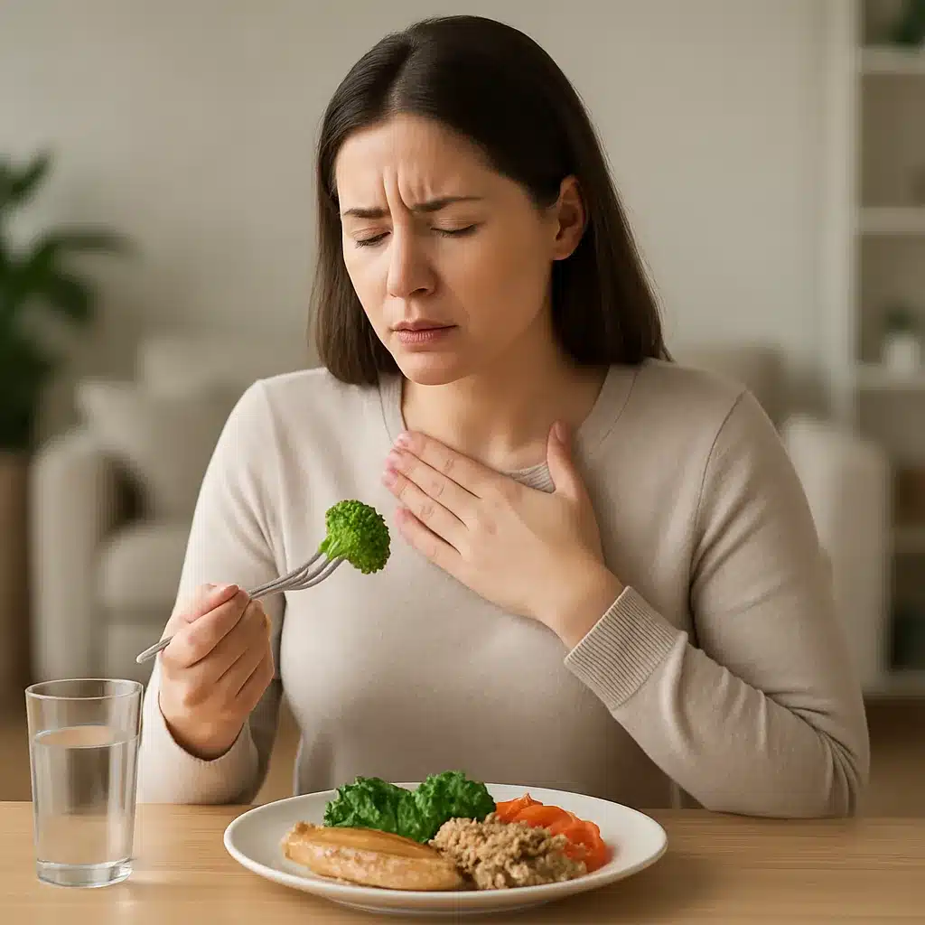 Choroba refluksowa a odpowiednia technika jedzenia