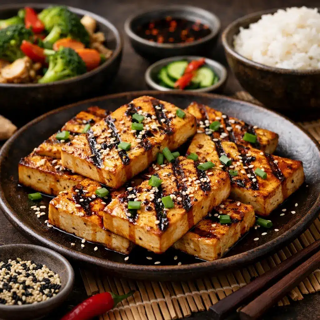 Grillowane tofu z sezamem – kuchnia azjatycka