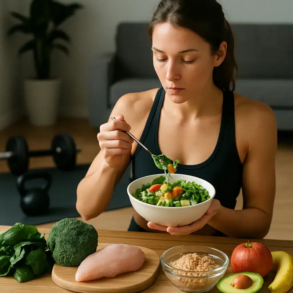 Dieta dla osób ćwiczących w domu