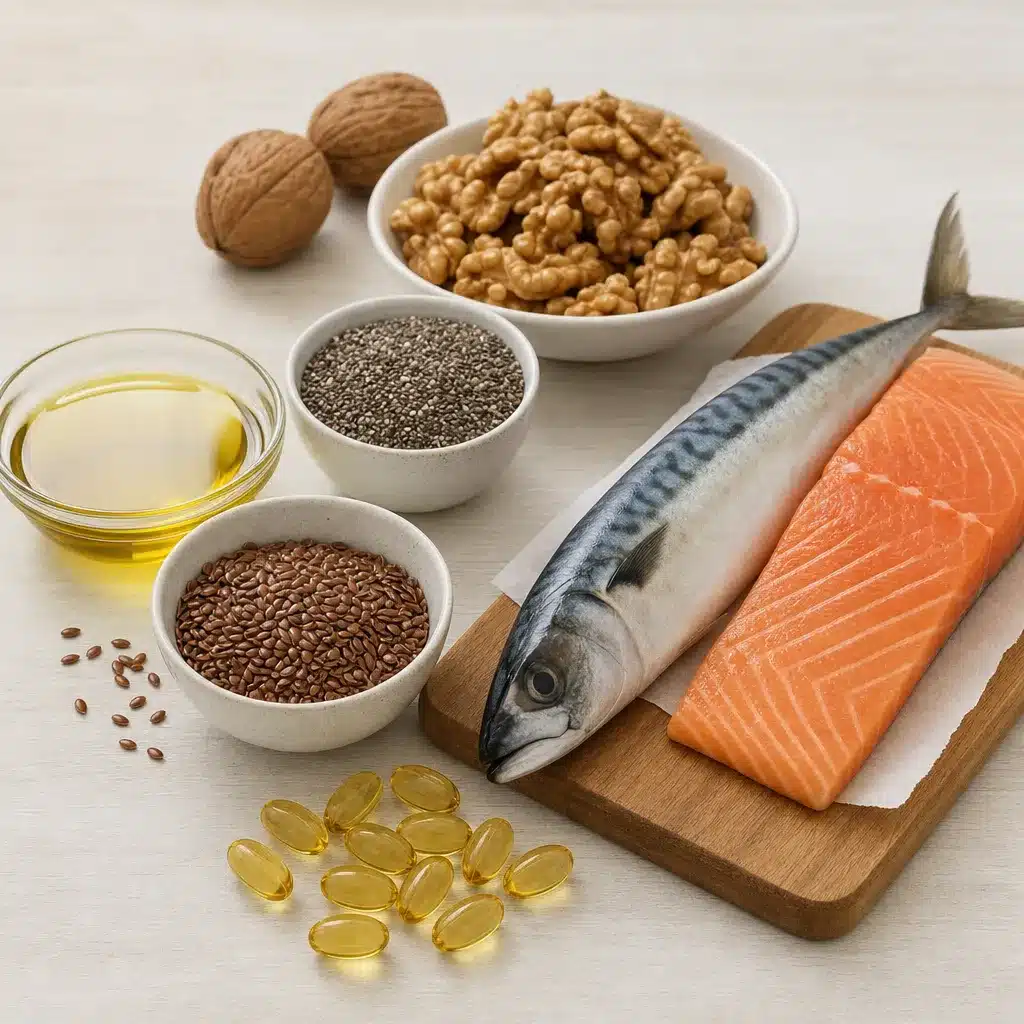 Kwasy tłuszczowe omega-3: ALA, EPA, DHA – porównanie