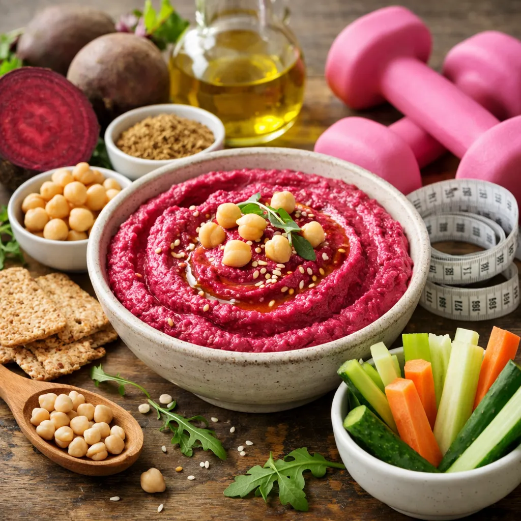 Hummus z buraka na odchudzanie