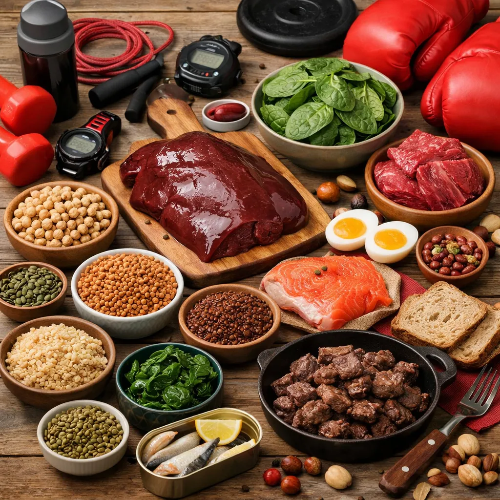 Anemia sportowa a dieta bogata w żelazo
