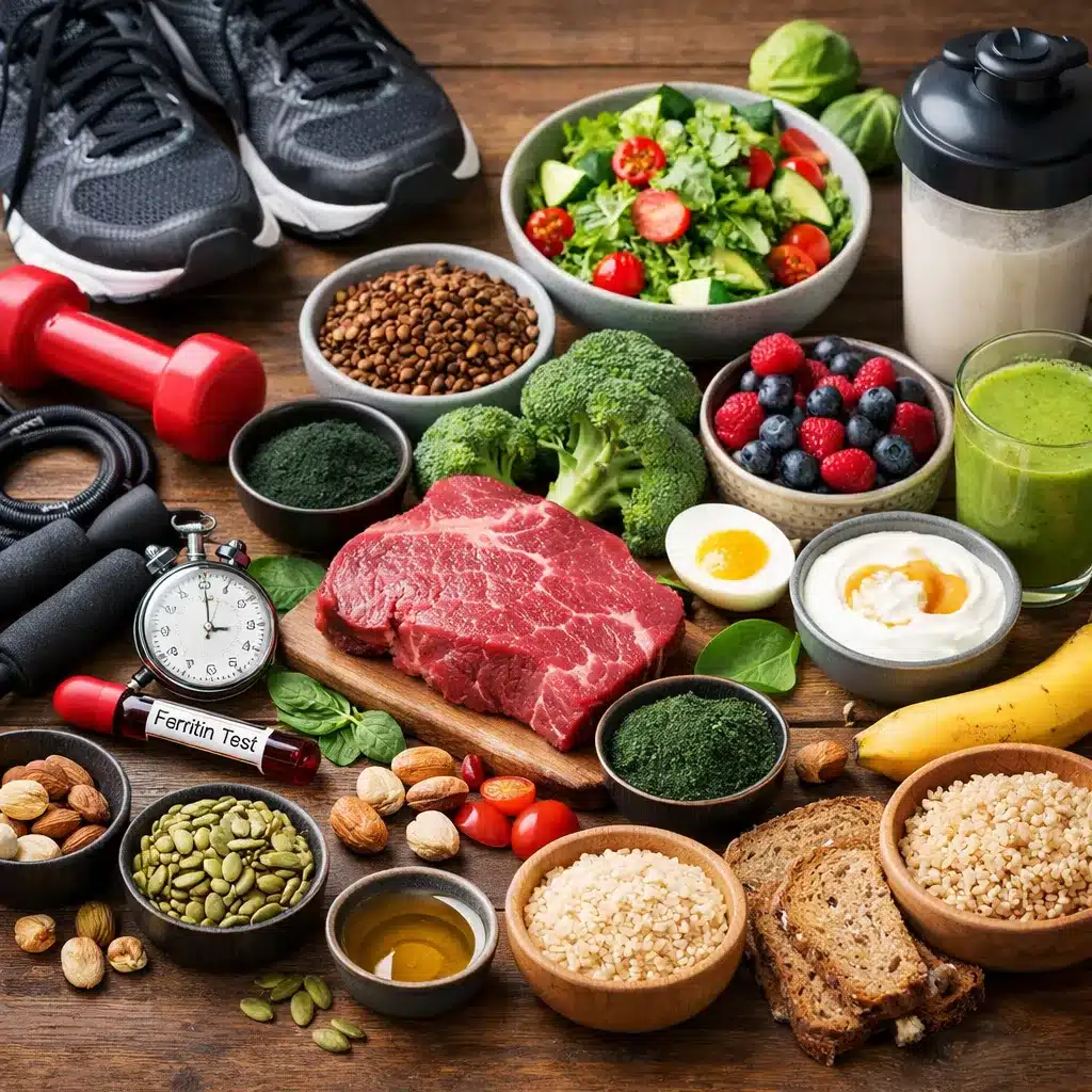 Niedobór ferrytyny u sportowców a regeneracja dietą