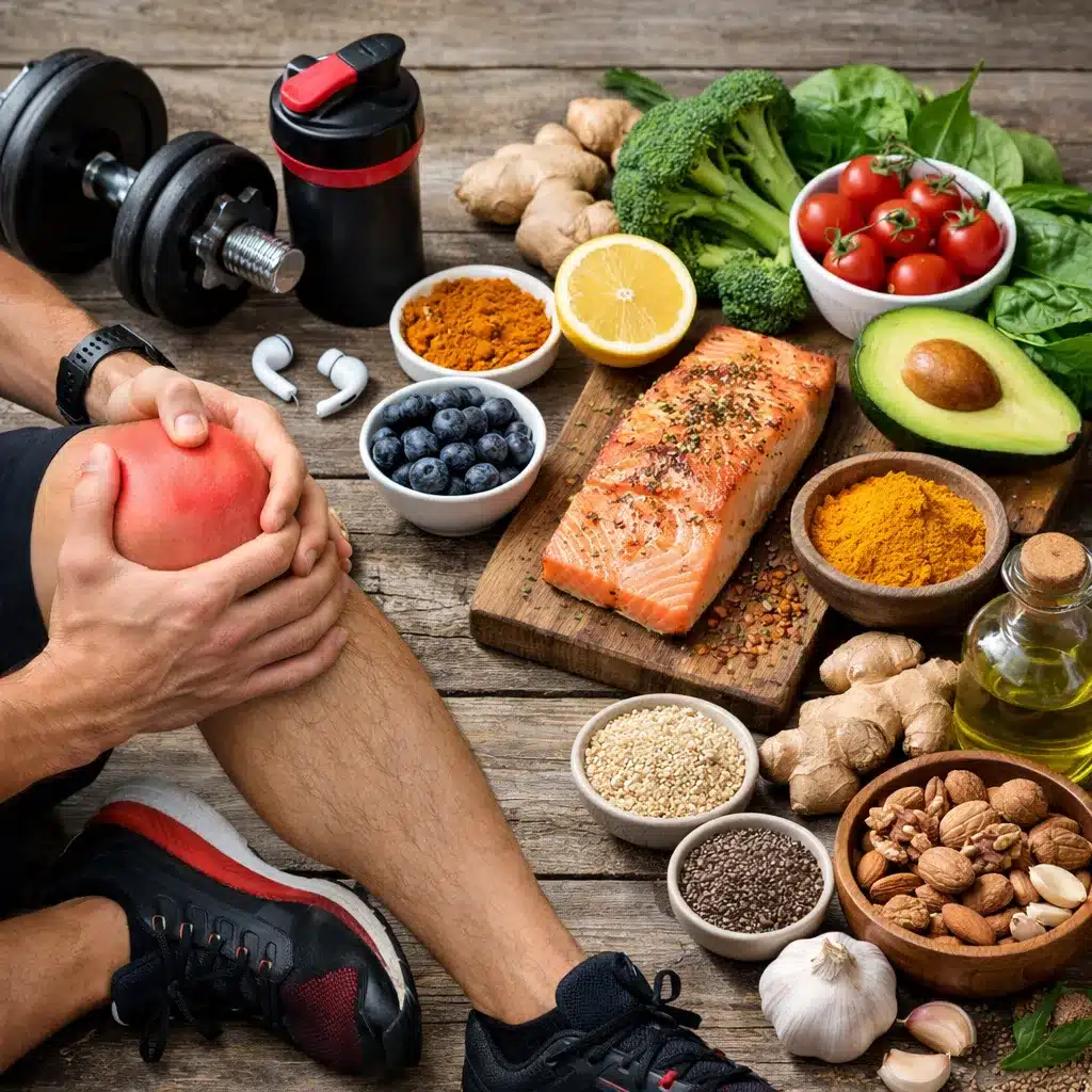 Bóle stawów u sportowców a dieta przeciwzapalna