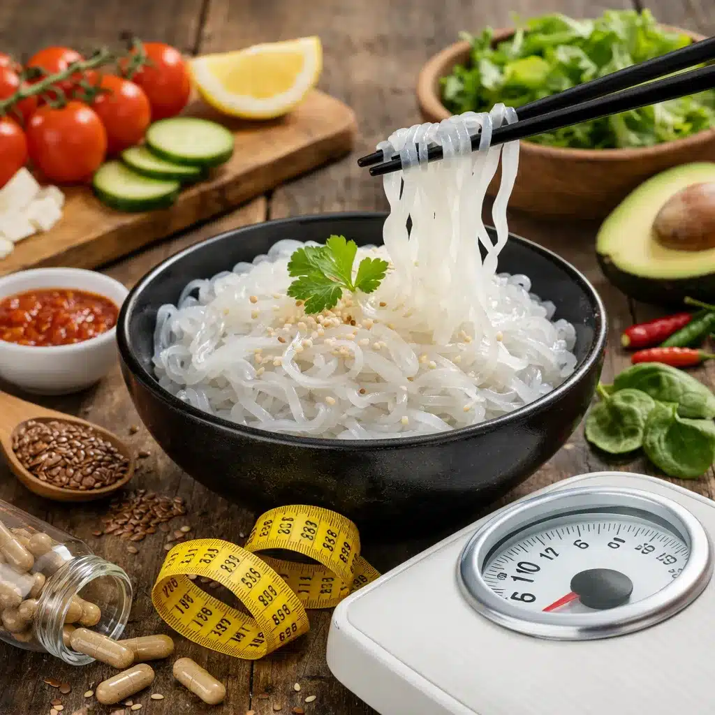 Makaron konjac na odchudzanie