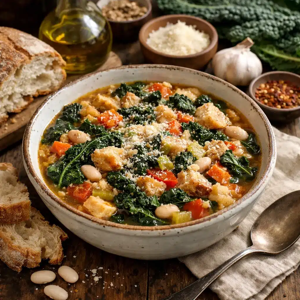 Zupa ribollita z warzywami – kuchnia toskańska