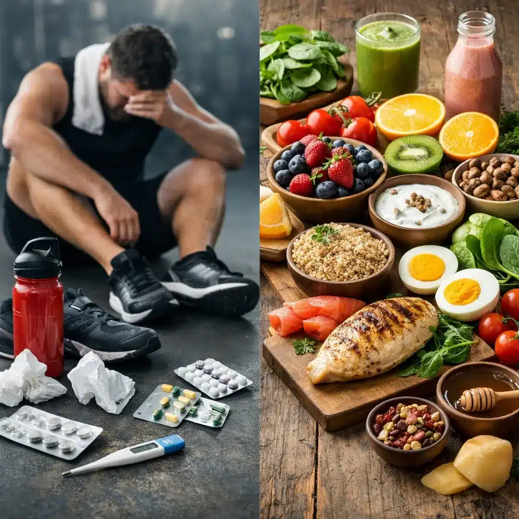 Spadek odporności po zawodach a dieta regeneracyjna