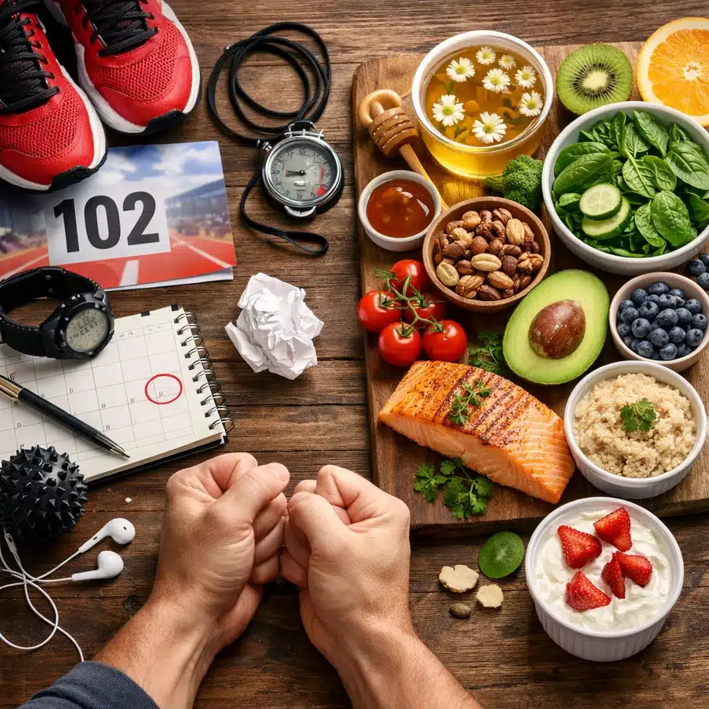 Napięcie przedstartowe a dieta redukująca stres