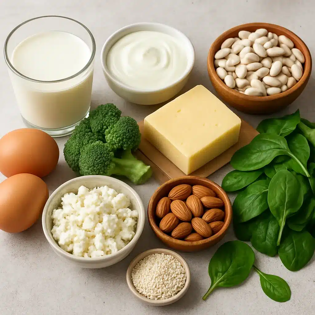 Co zawiera dużo wapnia