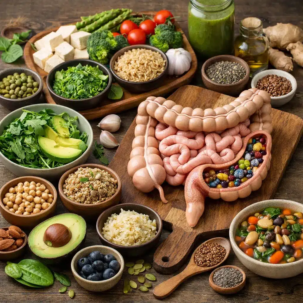 Dieta a zdrowie jelit przy diecie roślinnej