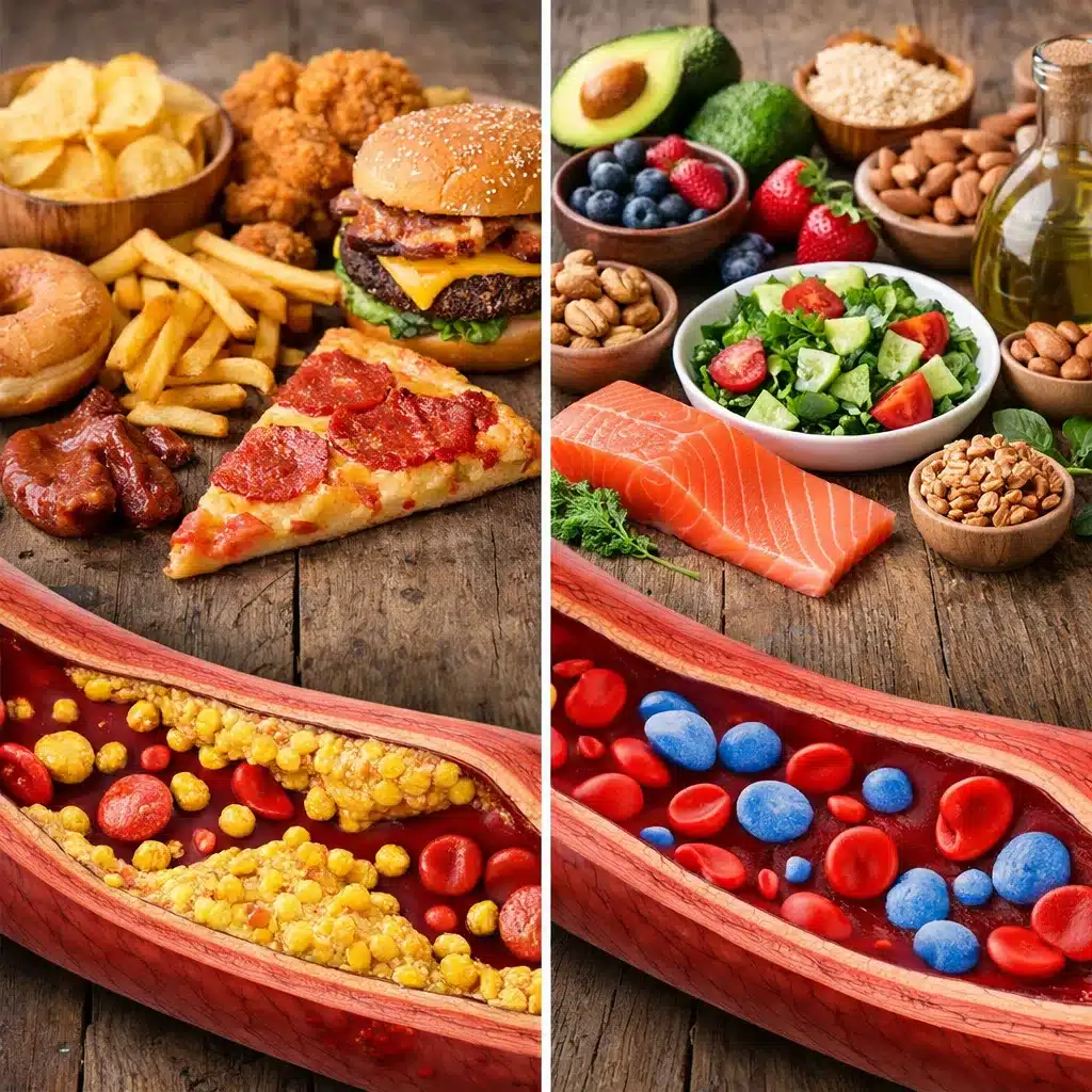Jak dieta wpływa na poziom cholesterolu LDL i HDL