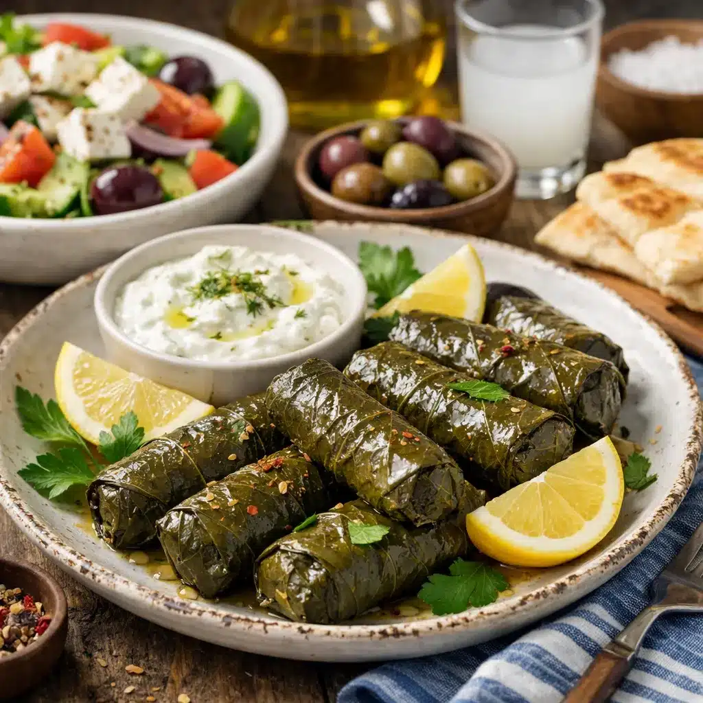Warzywne dolmades – kuchnia grecka