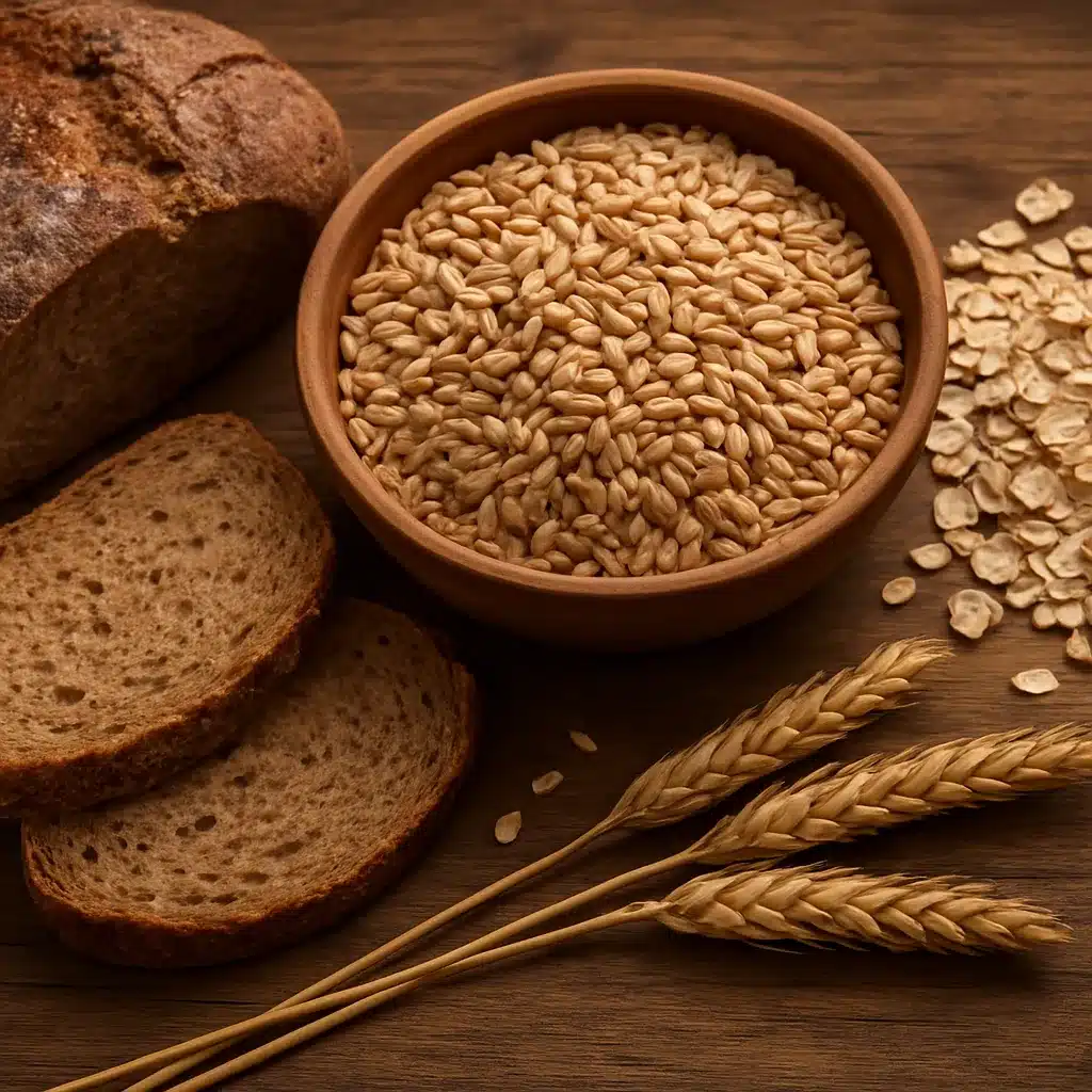 Tiamina z pełnych zbóż