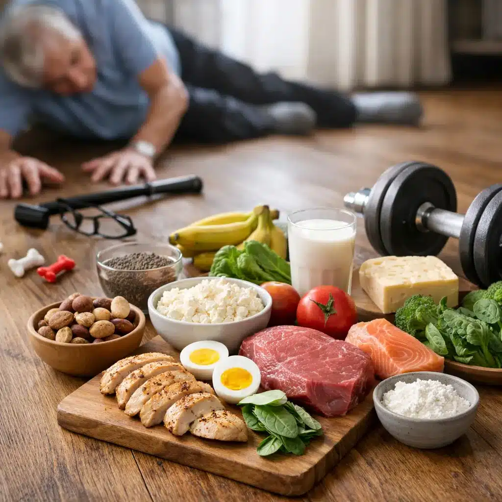 Ryzyko upadków a dieta wspierająca mięśnie