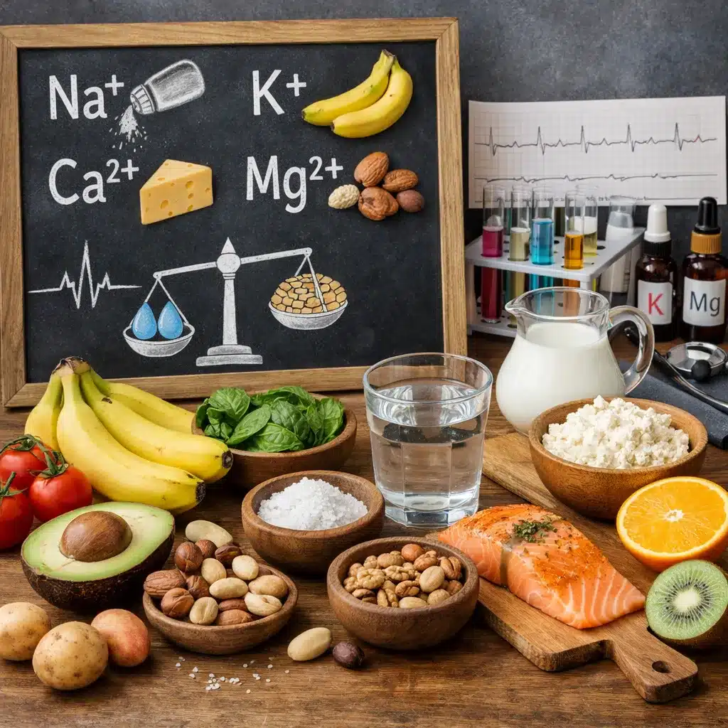 Zaburzenia równowagi elektrolitowej a dieta korygująca