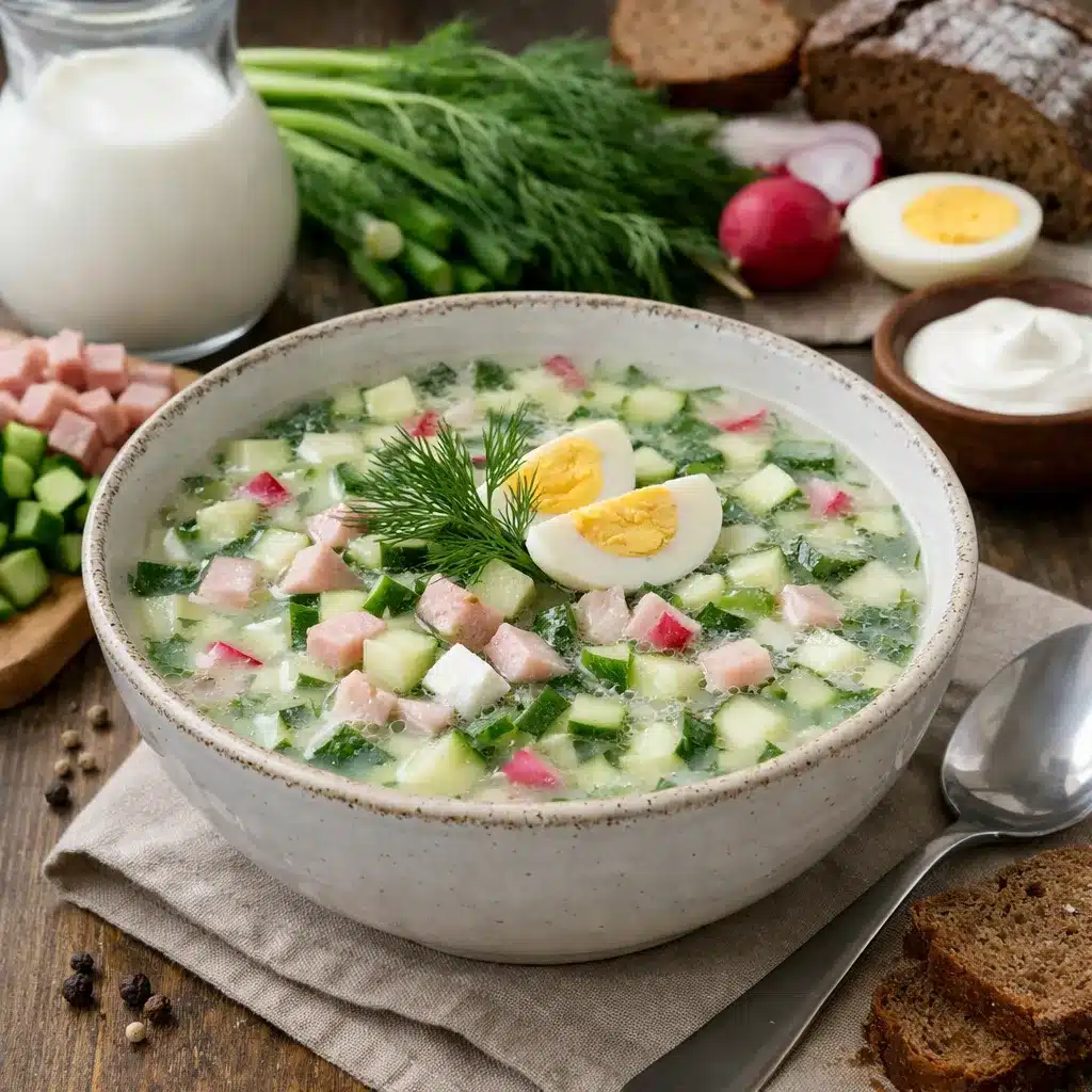 Zupa okroshka light – kuchnia rosyjska