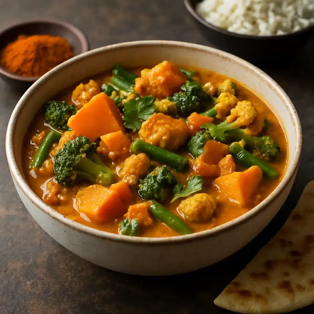 Warzywne curry z dynią – kuchnia indyjska