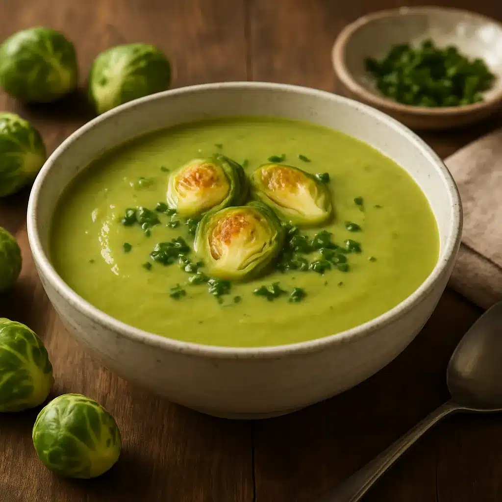 Zupa krem z brukselki – kuchnia europejska
