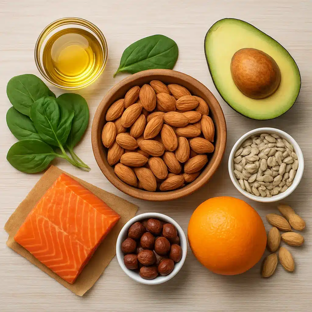 Co zawiera witaminę e