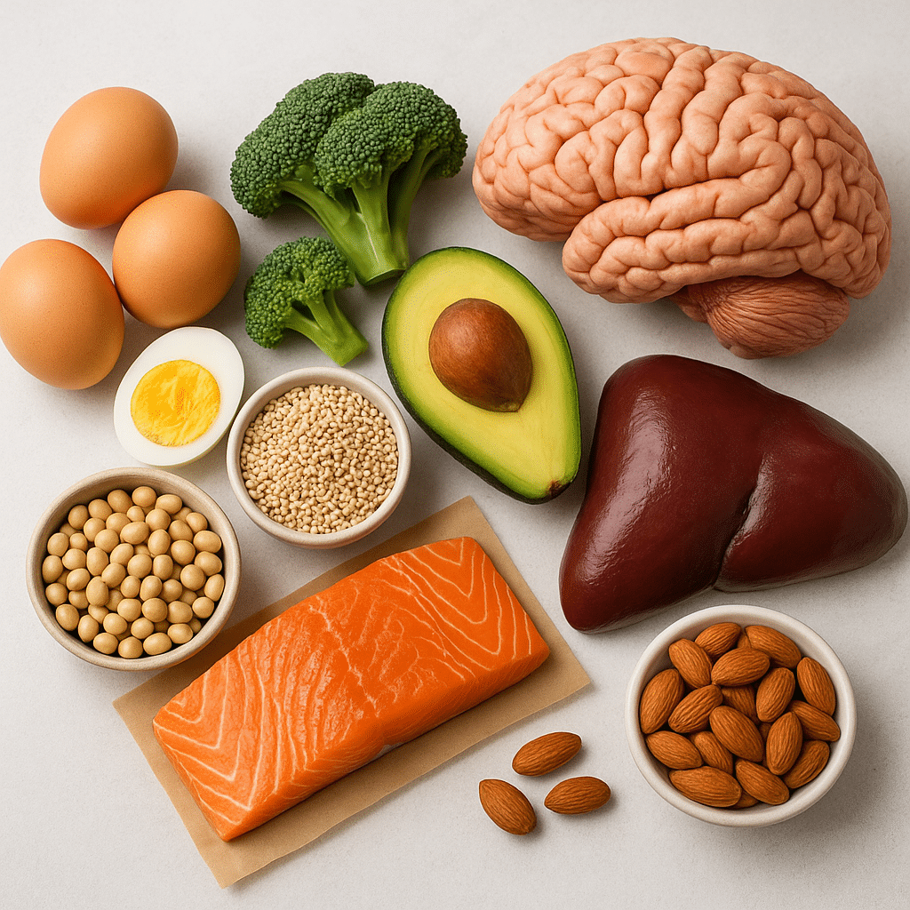 Cholina – dla mózgu i funkcji wątroby