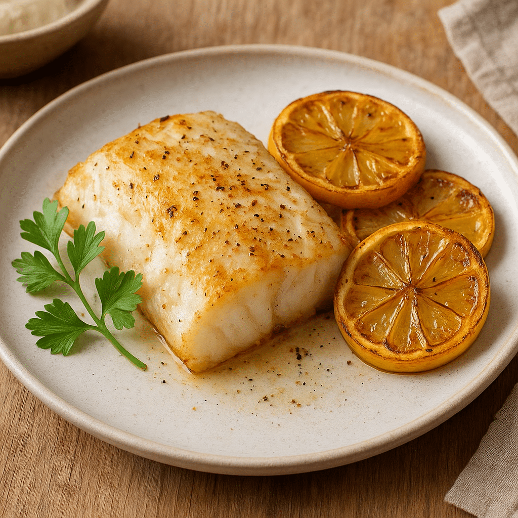 Dorsz pieczony z cytryną – kuchnia nordycka