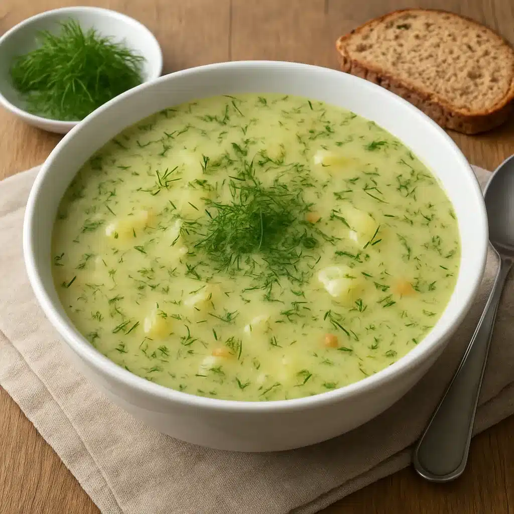 Zupa koperkowa light – kuchnia polska