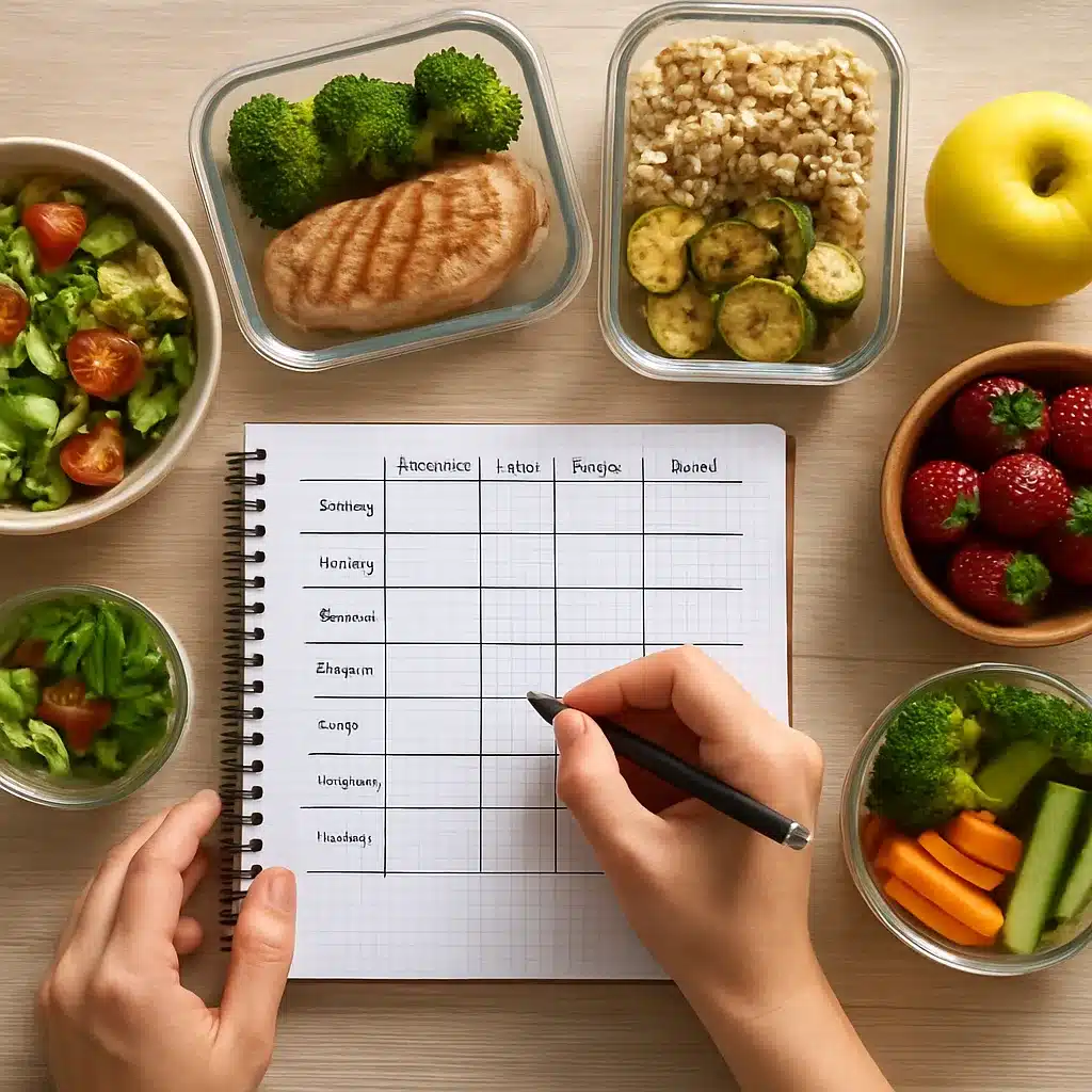 Jak planować posiłki na cały tydzień?