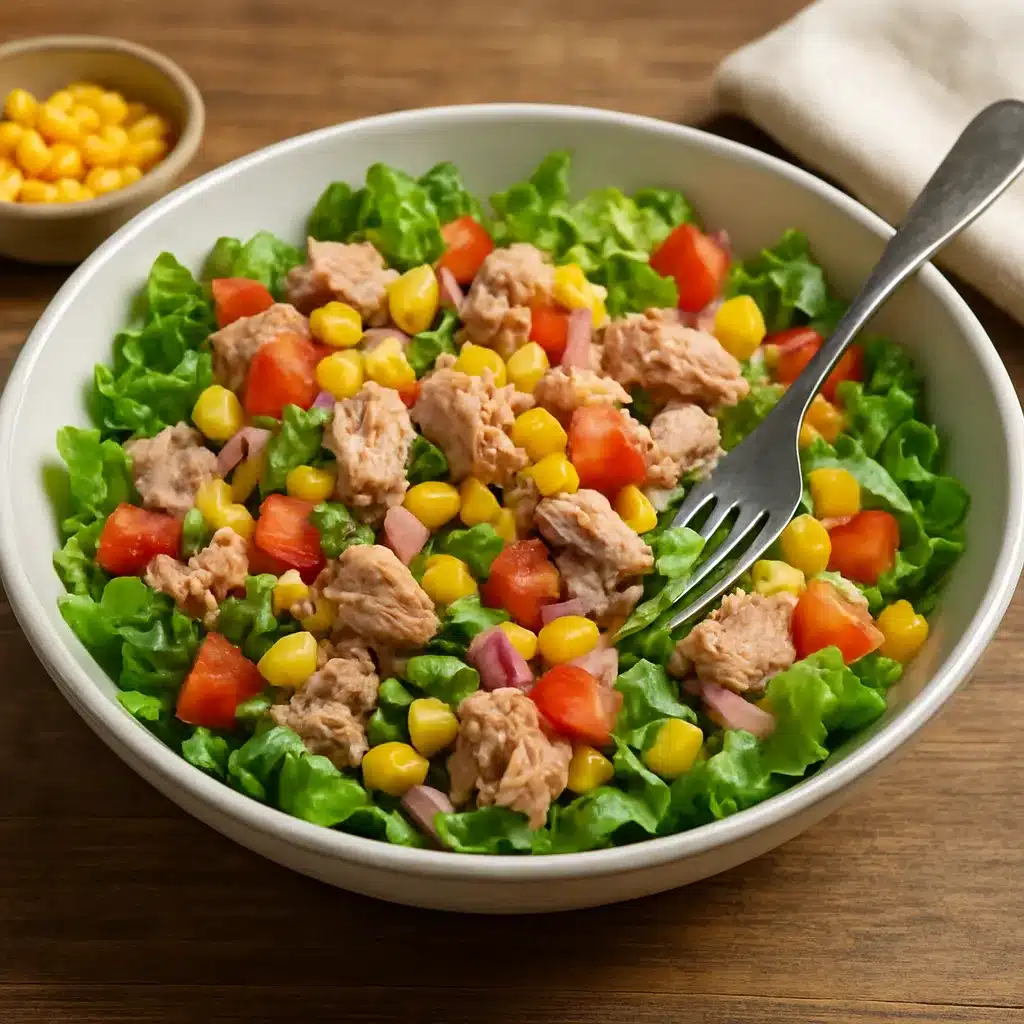 Sałatka z tuńczykiem i kukurydzą – kuchnia europejska