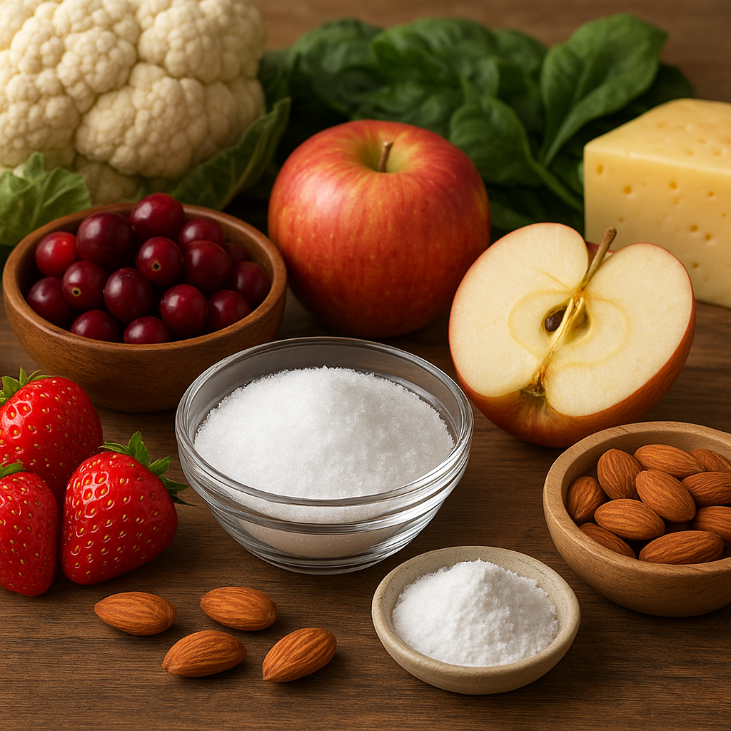 Kwas benzoesowy naturalnie w produktach