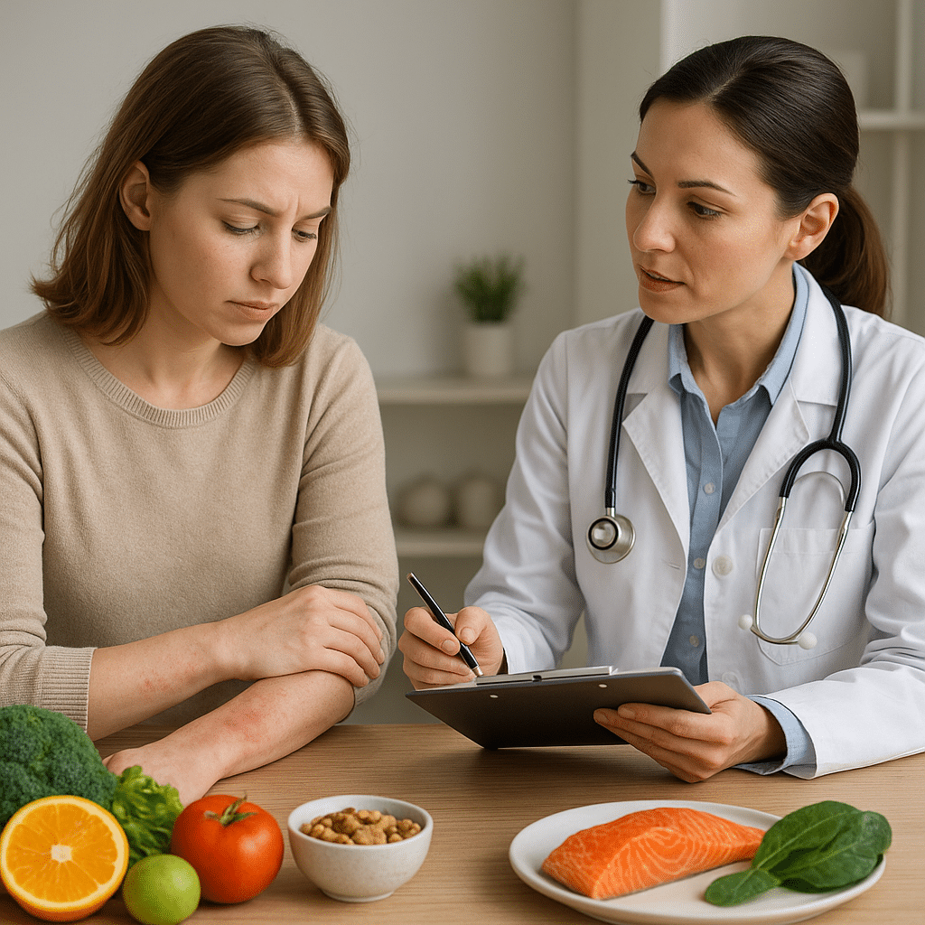 Jak dieta wpływa na alergie skórne i jak pracuje z nimi dietetyk?