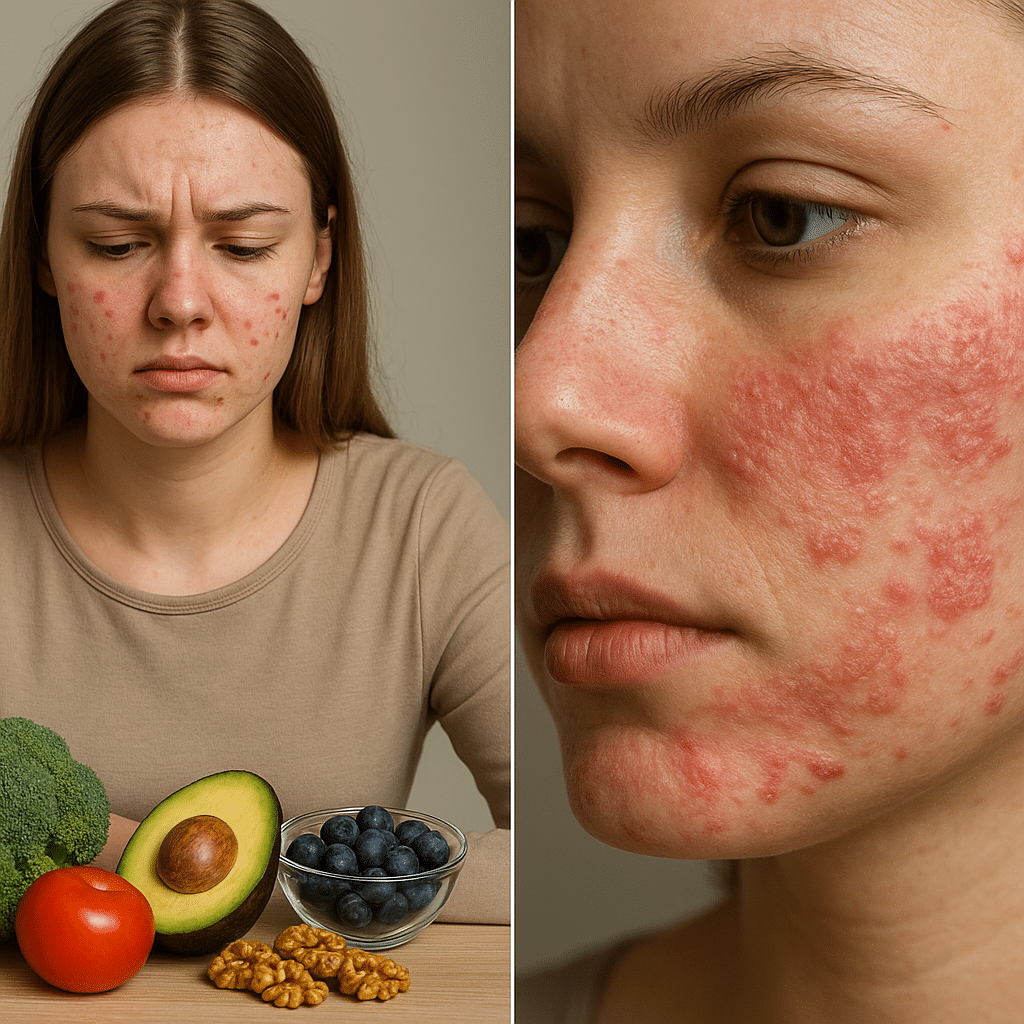 Jak dieta wpływa na choroby skóry, takie jak trądzik czy łuszczyca?