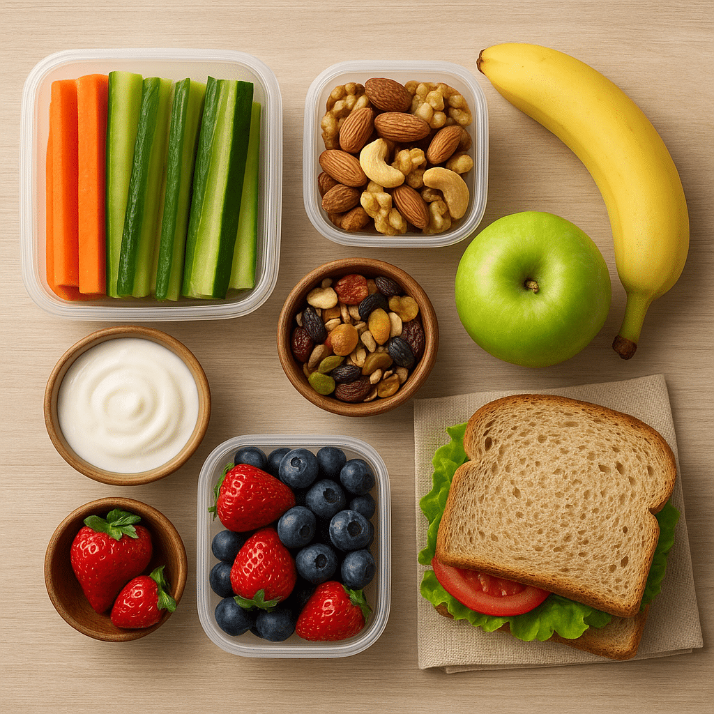 Zdrowe przekąski do pracy i szkoły