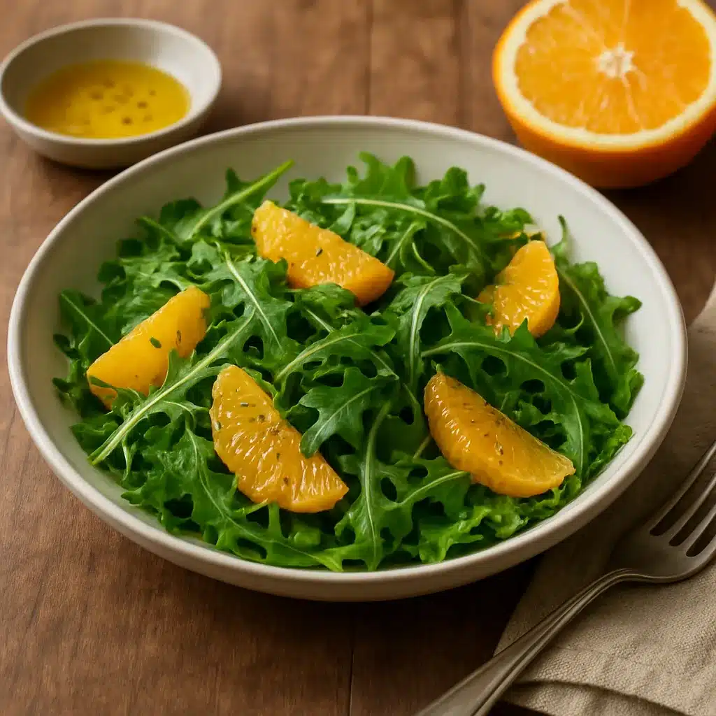 Sałatka z rukolą i pomarańczą – kuchnia włoska